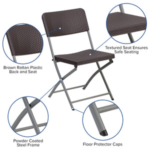 DAD-YCZ-61 Folding Chairs - ReeceFurniture.com