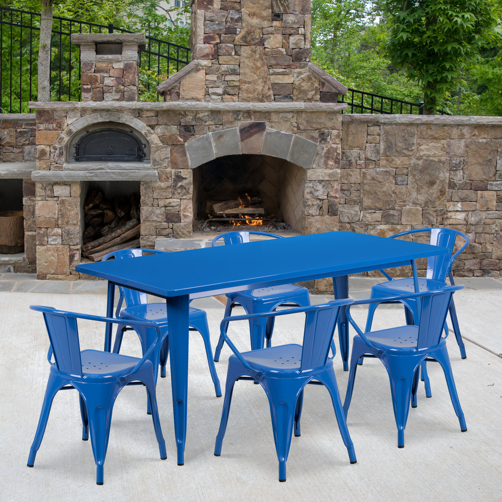 ET-CT005-6-70 Indoor Outdoor Sets - ReeceFurniture.com