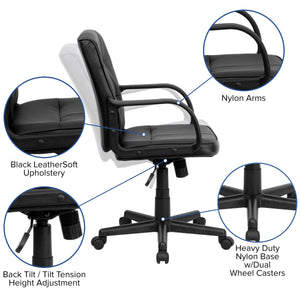 GO-228S-LEA Office Chairs - ReeceFurniture.com