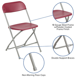 LE-L-3 Folding Chairs - ReeceFurniture.com