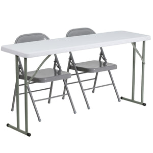RB-1860-1 Folding Table and Chair Sets - ReeceFurniture.com