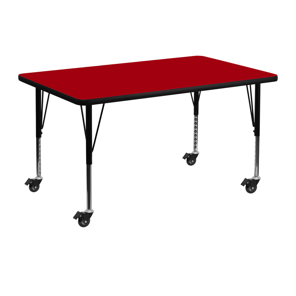 XU-A3048-REC-T-P-CAS Activity Tables - ReeceFurniture.com