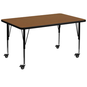 XU-A3672-REC-H-P-CAS Activity Tables - ReeceFurniture.com