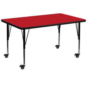 XU-A3672-REC-H-P-CAS Activity Tables - ReeceFurniture.com