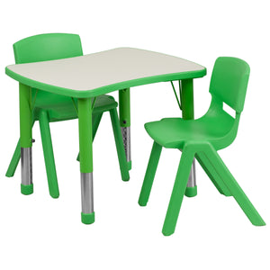 YU-YCY-098-0032-RECT-TBL Preschool Activity Table Sets - ReeceFurniture.com