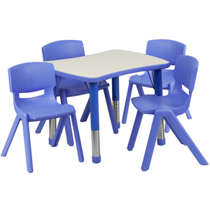 YU-YCY-098-0034-RECT-TBL Preschool Activity Table Sets - ReeceFurniture.com