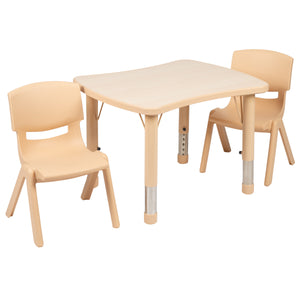 YU-YCY-098-0032-RECT-TBL Preschool Activity Table Sets - ReeceFurniture.com