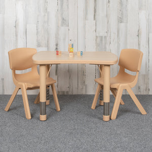 YU-YCY-098-0032-RECT-TBL Preschool Activity Table Sets - ReeceFurniture.com