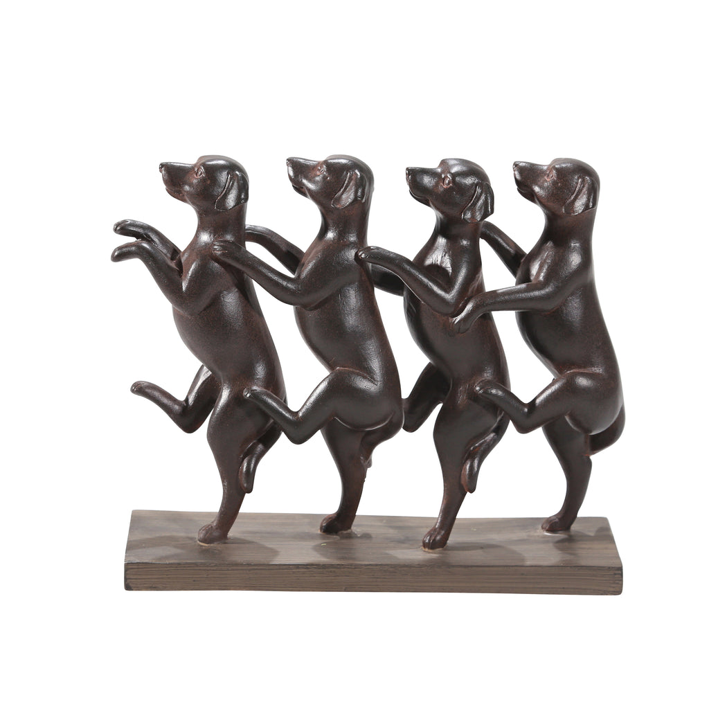 Rust Dancing Dogs - ReeceFurniture.com