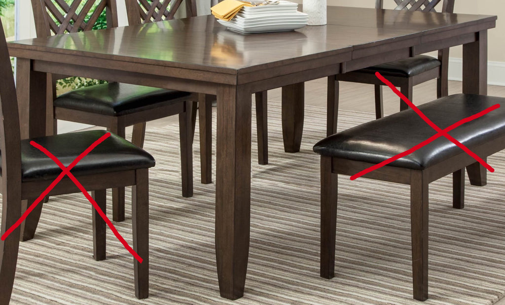 C1632D Dark Brown Dining Set - ReeceFurniture.com