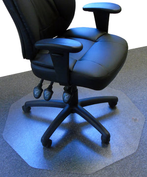 Cleartex 9Mat Ultimat Polycarbonate Clear Chair mat for Hard Floor, Floor Mats, FloorTexLLC, - ReeceFurniture.com - Free Local Pick Ups: Frankenmuth, MI, Indianapolis, IN, Chicago Ridge, IL, and Detroit, MI