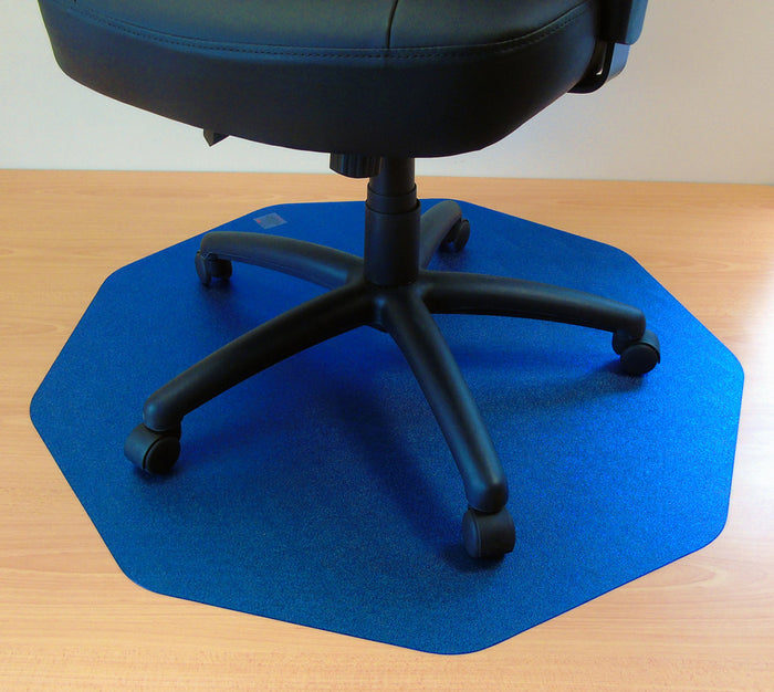 Cleartex 9Mat Ultimat Polycarbonate Chair mat for Hard Floor in Cobalt Blue