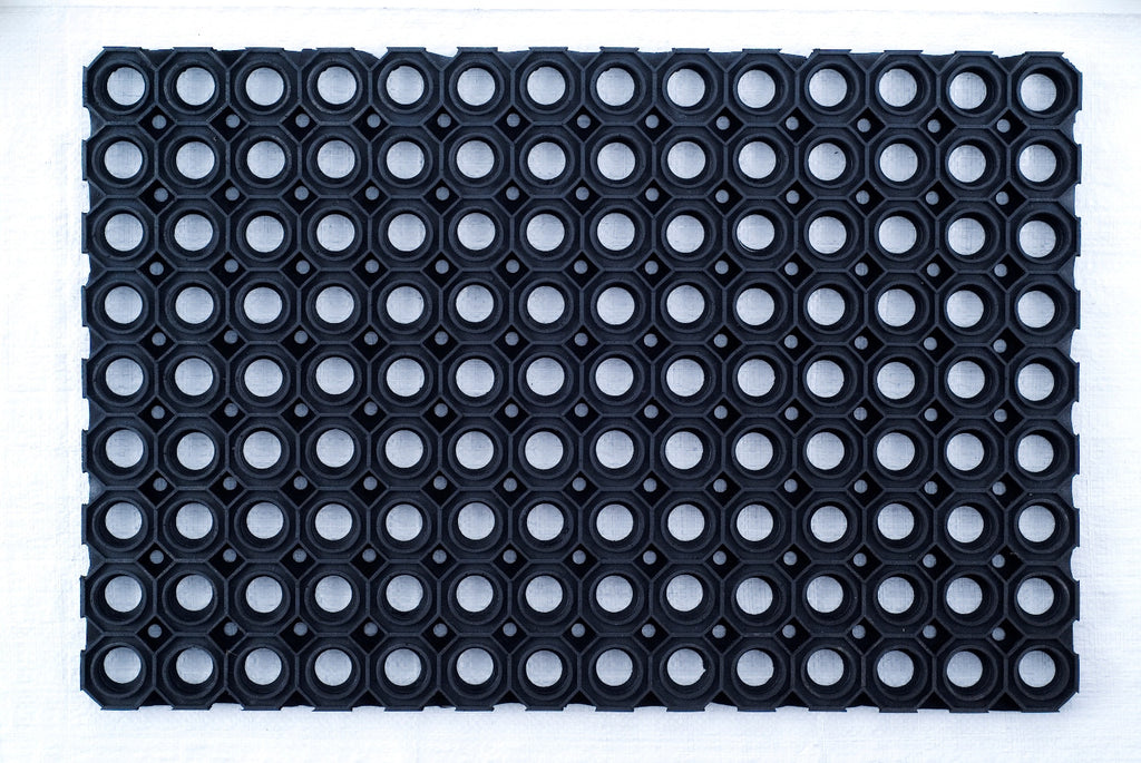 Doortex Octomat Heavy Duty Outdoor Entrance mat, Black, Floor Mats, FloorTexLLC, - ReeceFurniture.com - Free Local Pick Ups: Frankenmuth, MI, Indianapolis, IN, Chicago Ridge, IL, and Detroit, MI