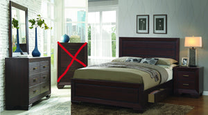 G204390 - Kauffman Storage Bedroom Set - Dark Cocoa - ReeceFurniture.com