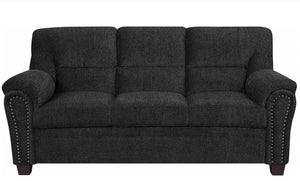 G506574 - Clementine Upholstered Chenille Living Room - Grey - ReeceFurniture.com