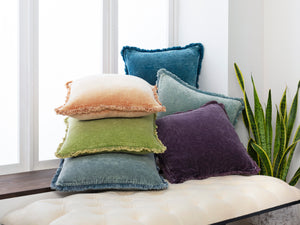 Wcv001-1818 - Washed Cotton Velvet - Pillow Cover - ReeceFurniture.com