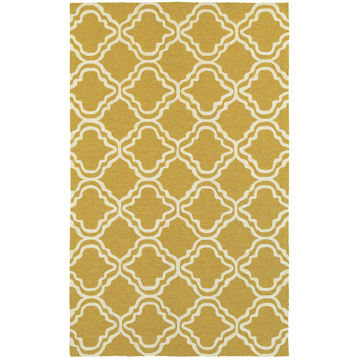 51112 Tommy Bahama Atrium Indoor/Outdoor Rug Gold/Ivory