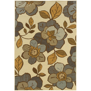 9448M Bali Indoor/Outdoor Rug Ivory/Grey - ReeceFurniture.com