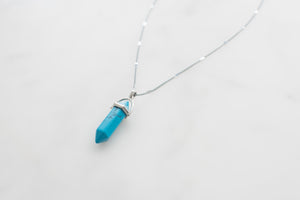 Blue Gemstone Pendant - ReeceFurniture.com