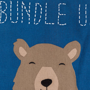 Bub001-1818 - Bundle Up Bear - Pillow Cover - ReeceFurniture.com