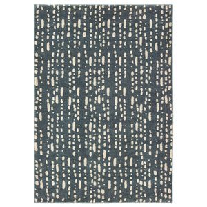 9673B Carson Indoor Area Rug Blue/ Ivory - ReeceFurniture.com