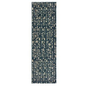 9673B Carson Indoor Area Rug Blue/ Ivory - ReeceFurniture.com