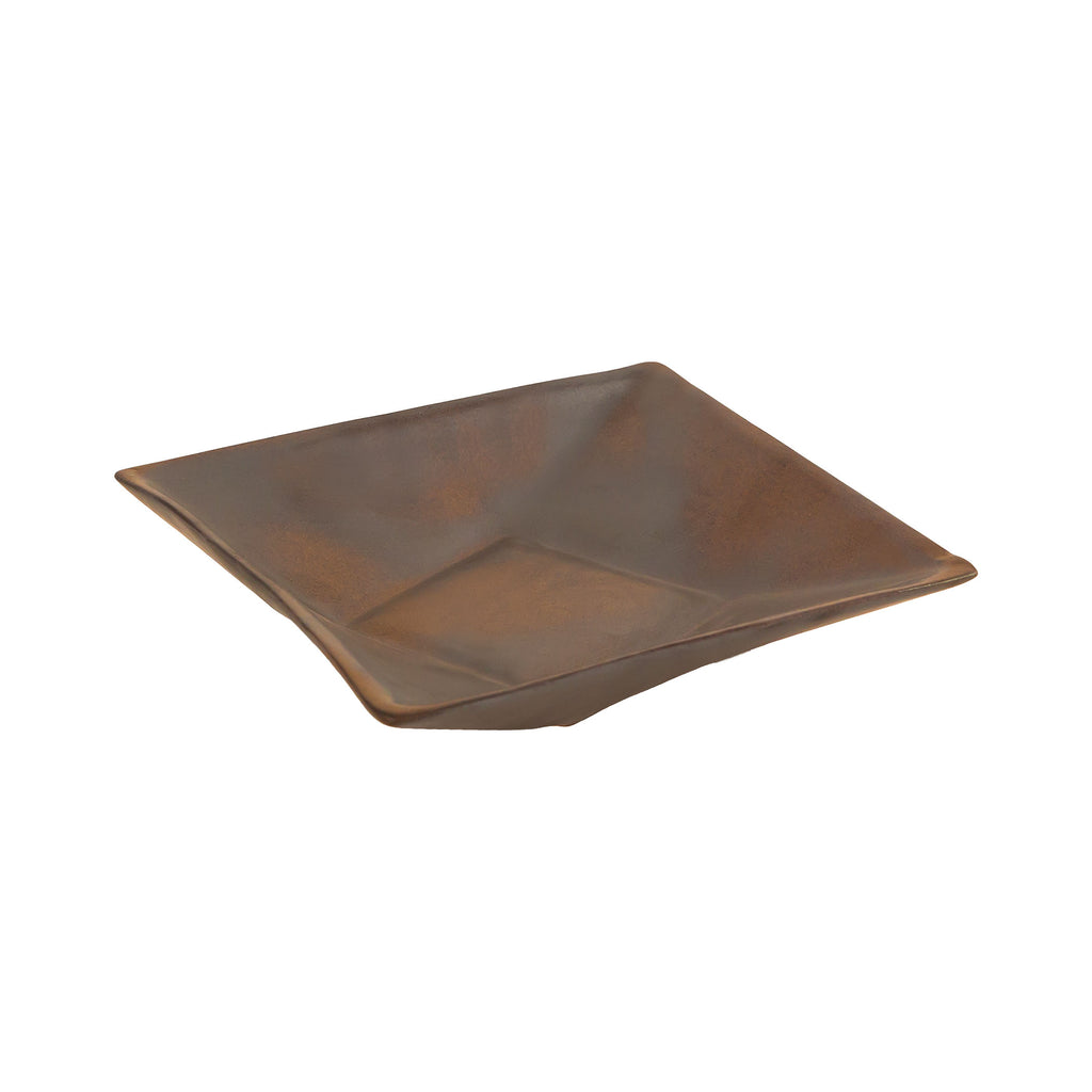 CPLAT002 - Square Platter in Cerametal Finish - ReeceFurniture.com