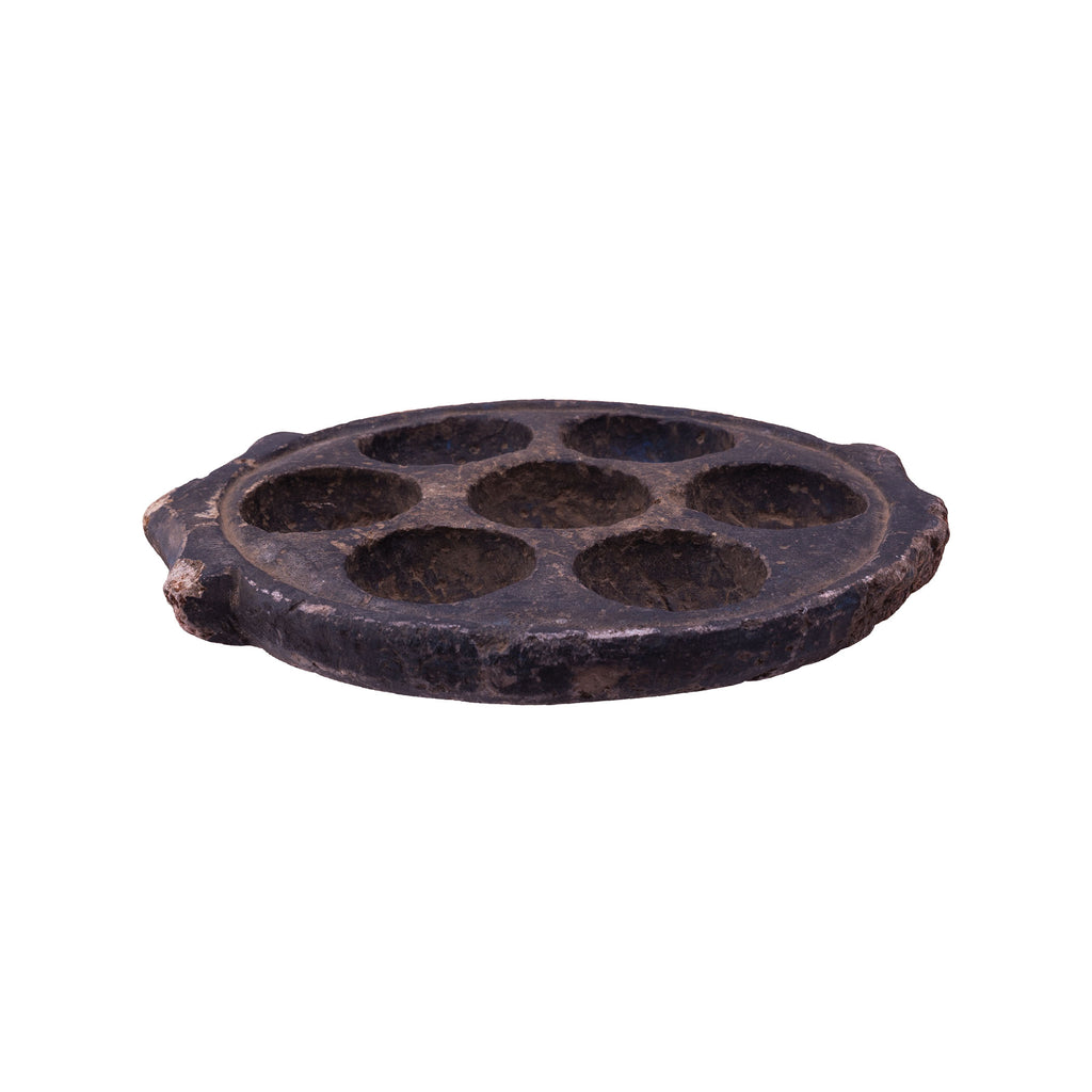CSTND013 - Stone Tealight Stand in Natural - ReeceFurniture.com