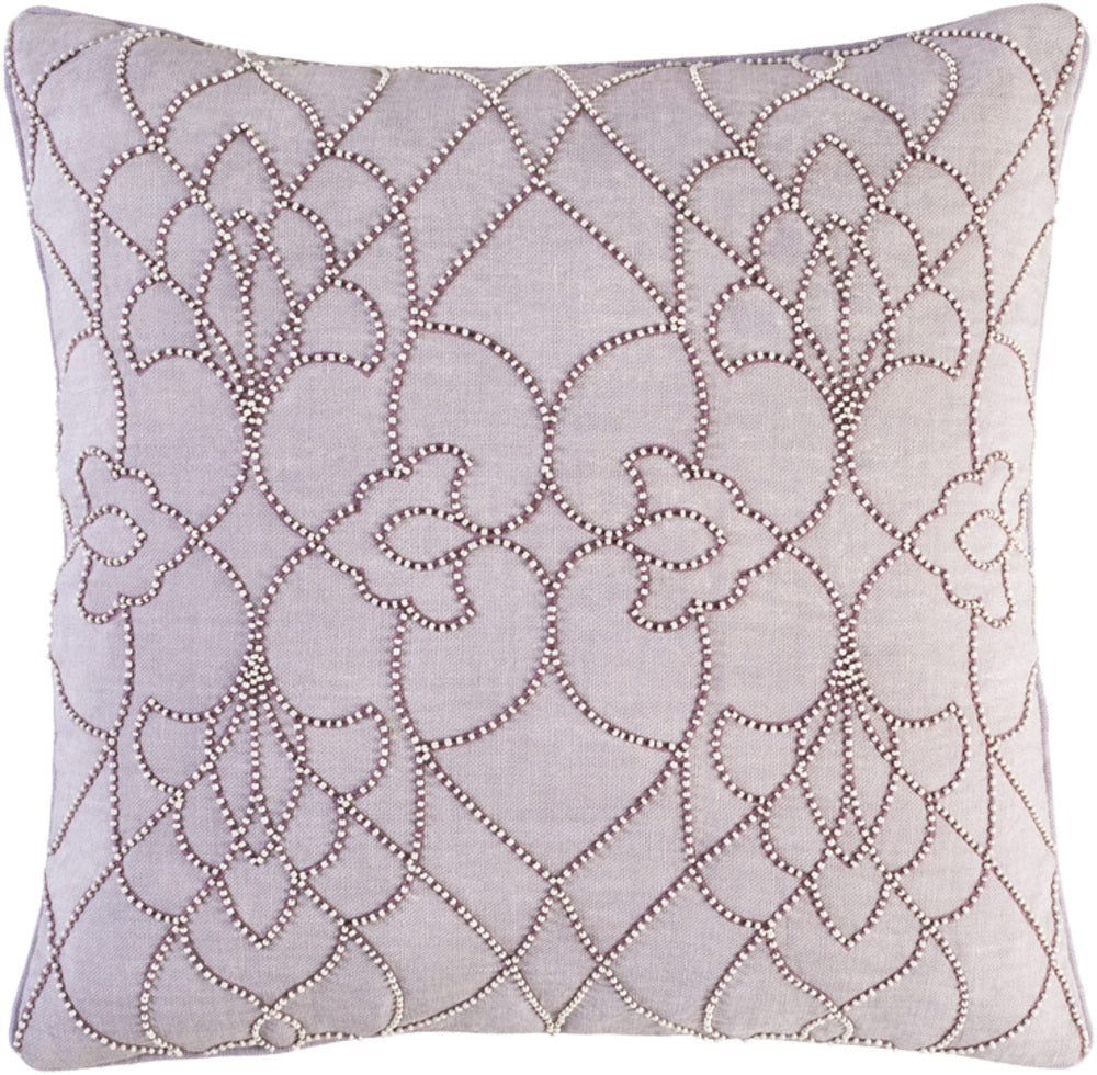 Dotted Pirouette Pillow Kit - Lilac, Mauve, White - Poly - DP004 - ReeceFurniture.com