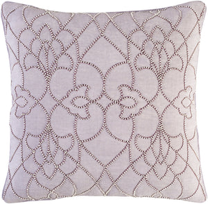 Dotted Pirouette Pillow Cover - Lilac, Mauve, White - DP004 - ReeceFurniture.com