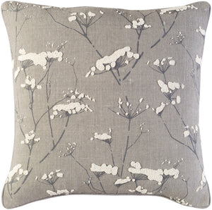 Enchanted Pillow Cover - Taupe, Charcoal, Cream - EN004 - ReeceFurniture.com