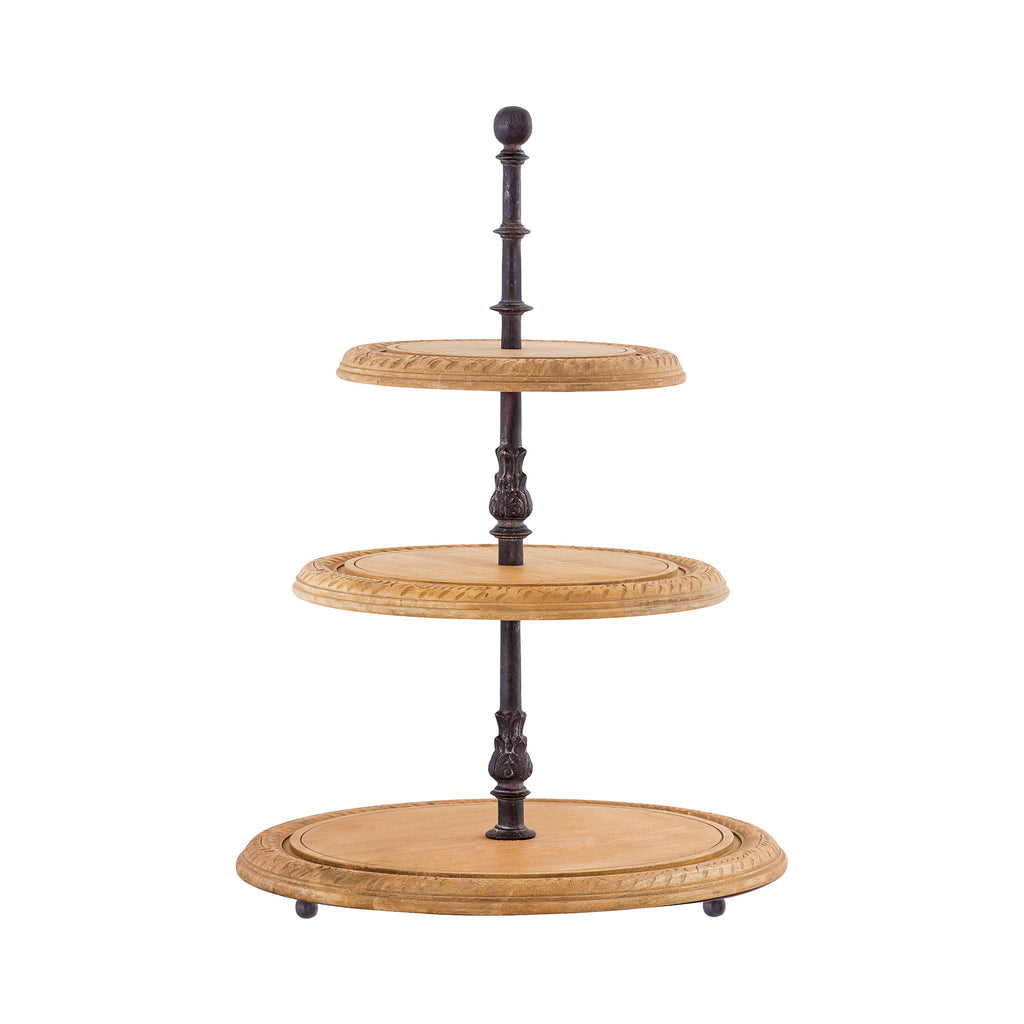 ETAG004 - Mango Wood Etagere - ReeceFurniture.com