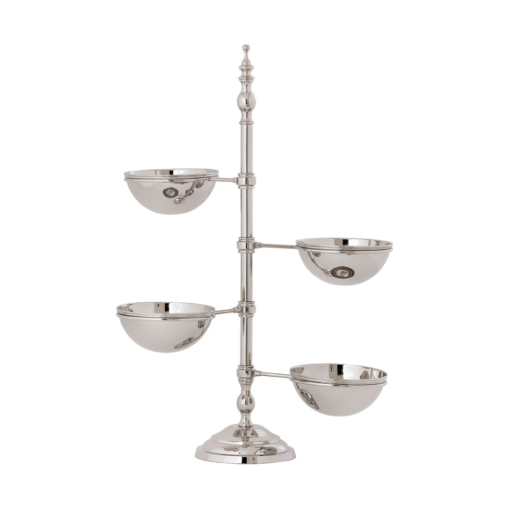 ETAG006 - Swing Arm 4 Bowl Etagere - ReeceFurniture.com