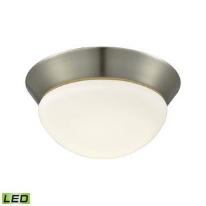 Contours - Flush Mount - Satin Nickel - ReeceFurniture.com