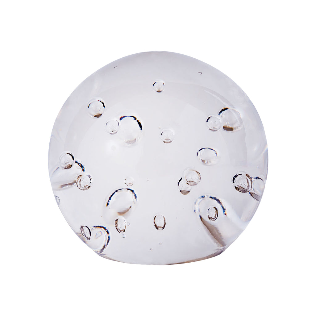 GBALL001 - Bubble Ball in Clear Glass - ReeceFurniture.com
