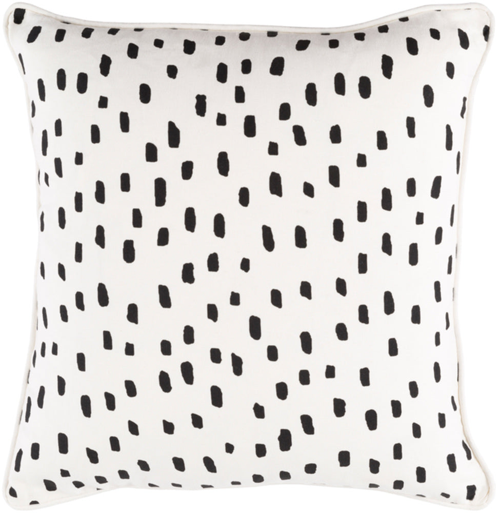 Glyph Pillow Kit - Cream, White, Black - Down - GLYP7074 - ReeceFurniture.com