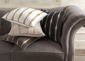 Gs004-1818 - Graphic Stripe - Pillow Cover - ReeceFurniture.com