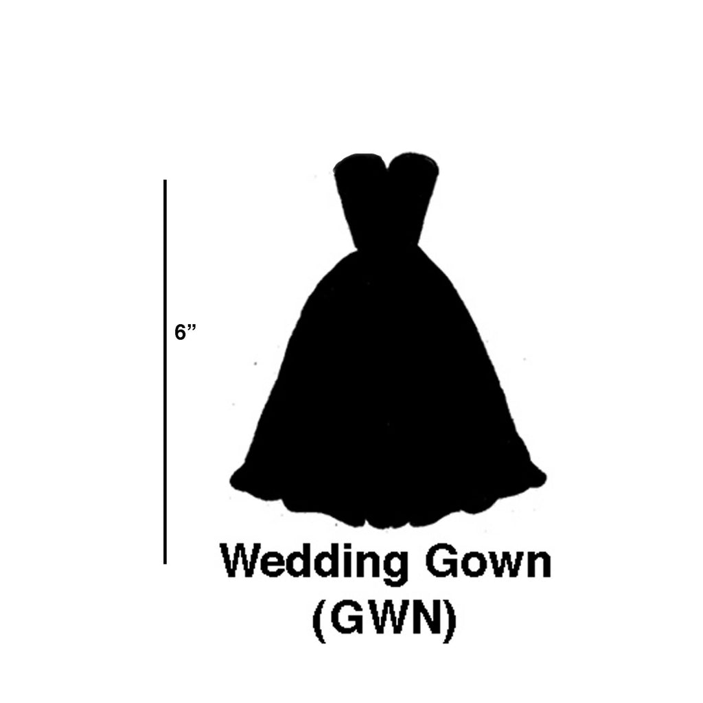 GWN - Wedding Gown Cookie Cutters (Set of 6) - ReeceFurniture.com