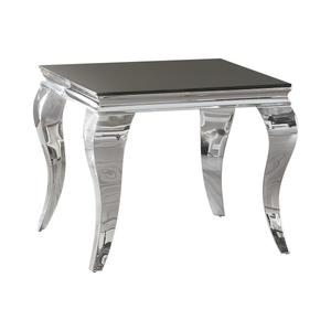 G705018 - Abildgaard Occasional Table - Chrome And Black - ReeceFurniture.com