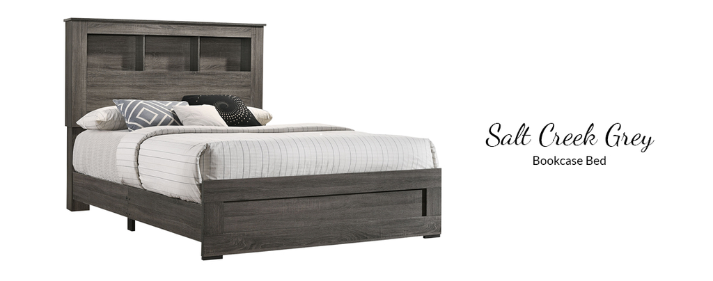 C8321B Salt Creek Gray Bookcase - ReeceFurniture.com