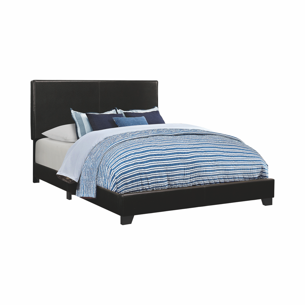 G300761 - Dorian Upholstered Bed - Black - ReeceFurniture.com