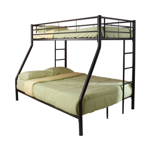 G460062 - Hayward Twin Over Full Bunk Bed - Silver or Black - ReeceFurniture.com