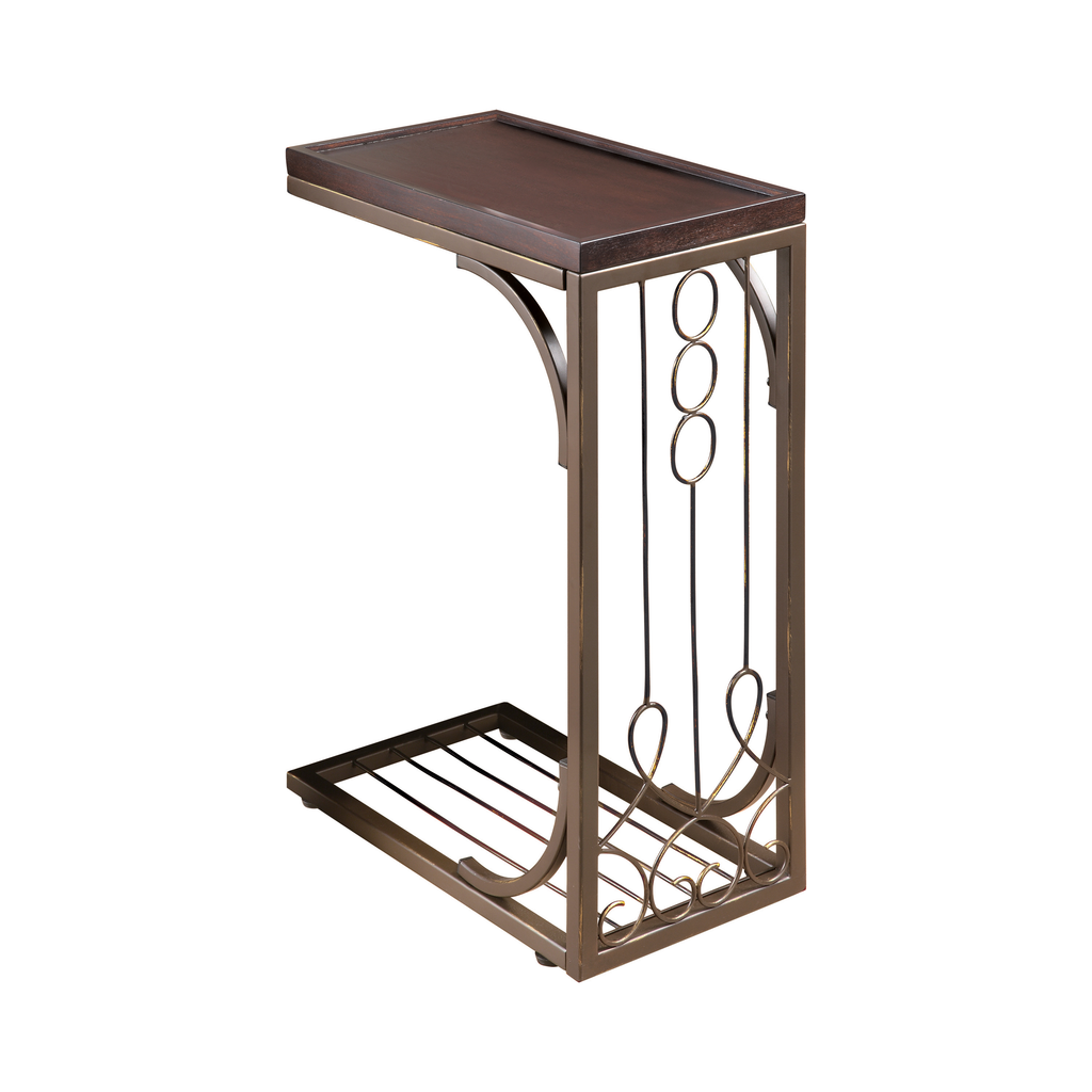 G900280 - Accent Table - Brown And Burnished Copper - ReeceFurniture.com
