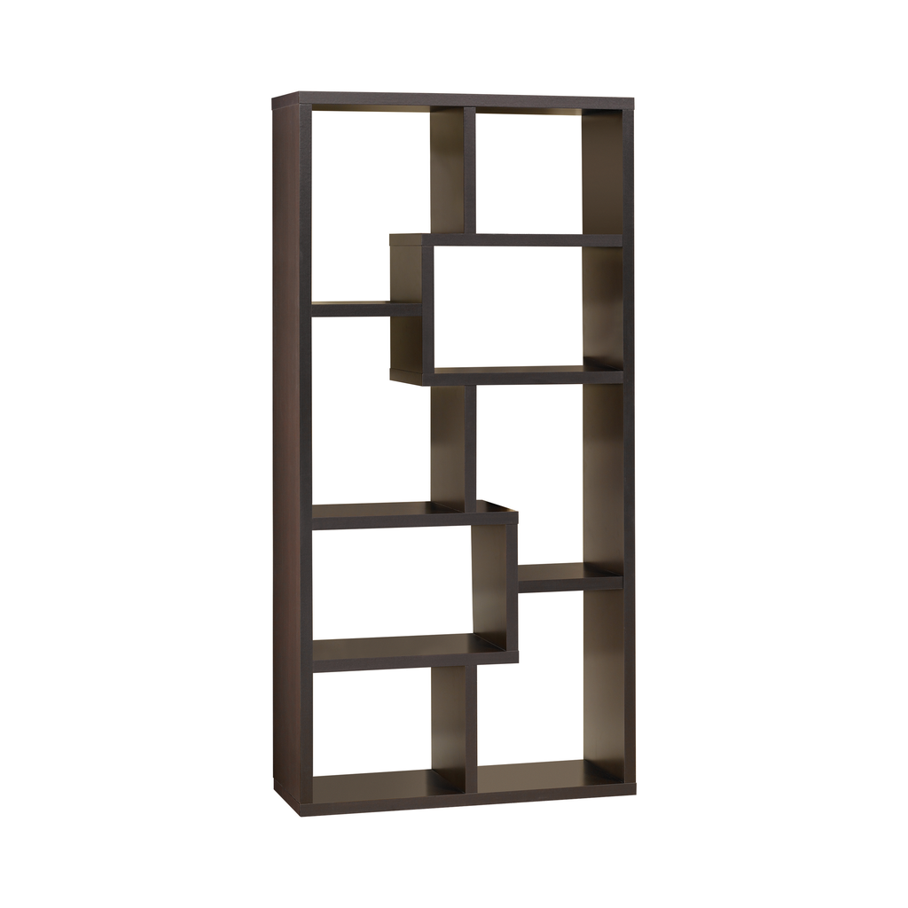G800264 - 10-Shelf Bookcase - Cappuccino - ReeceFurniture.com