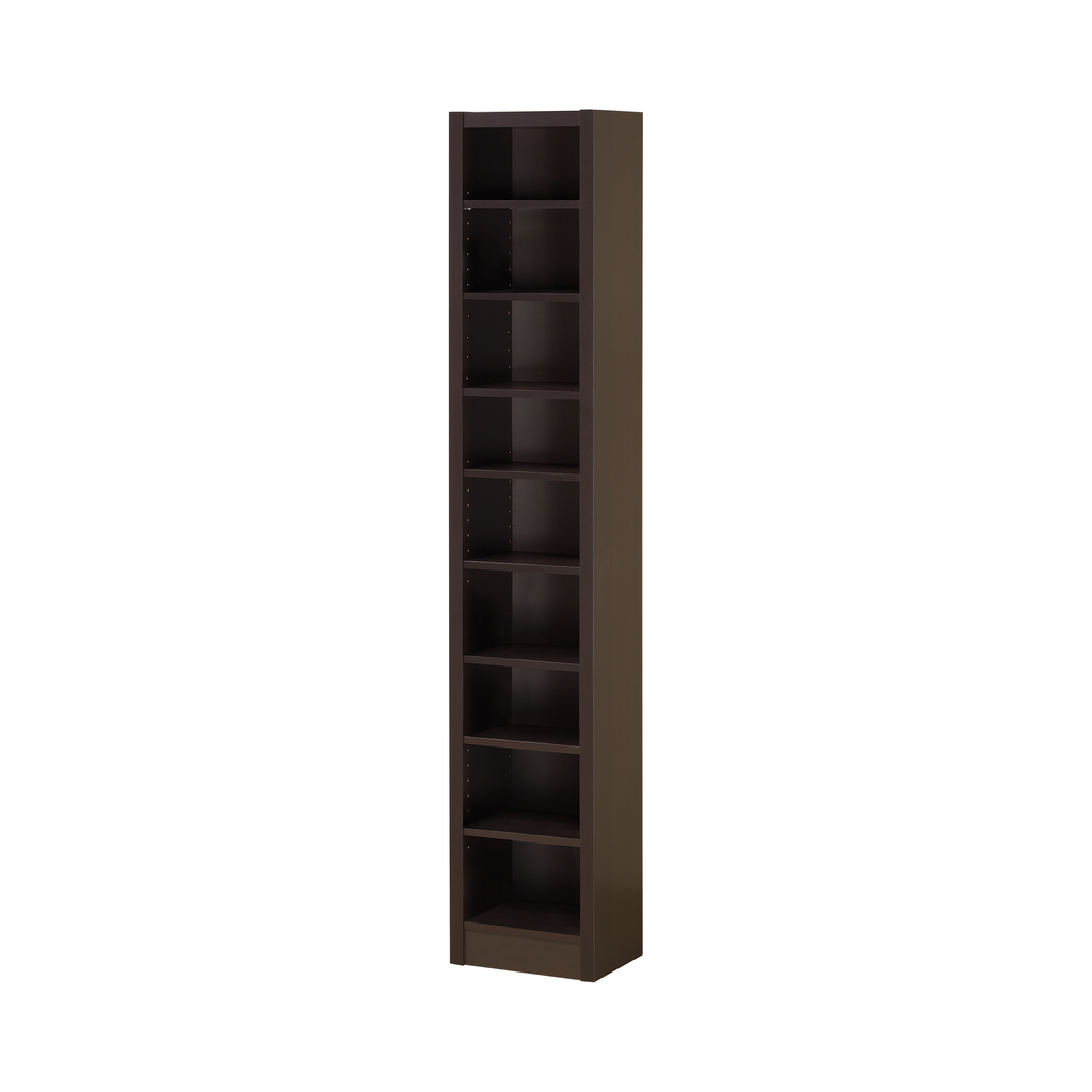 G800285 - Rectangular Bookcase With 2 Fixed Shelves - Cappuccino - ReeceFurniture.com