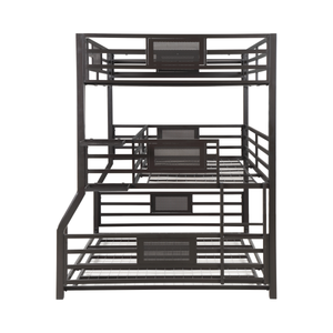 G460394 - Rogen Triple Bunk Bed - Twin, Full Over Twin XL Over Queen or Full - ReeceFurniture.com