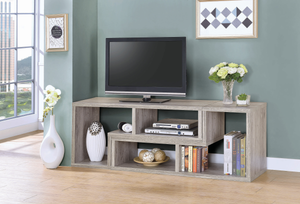 G802330 - Convertable Bookcase And TV Console - Grey Driftwood - ReeceFurniture.com