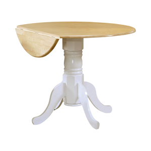 G4241 - Dining Set - Natural Drop Leaf Table With Empire Base - ReeceFurniture.com
