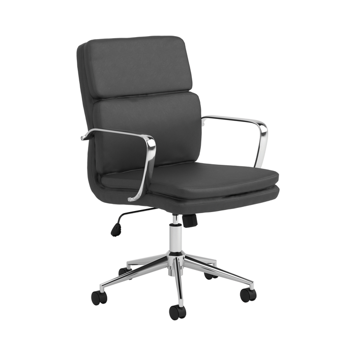 G801765 - Standard Back Upholstered Office Chair - Black, Grey or White