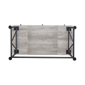 G801549 - Analiese Home Office - Grey Driftwood And Black - ReeceFurniture.com